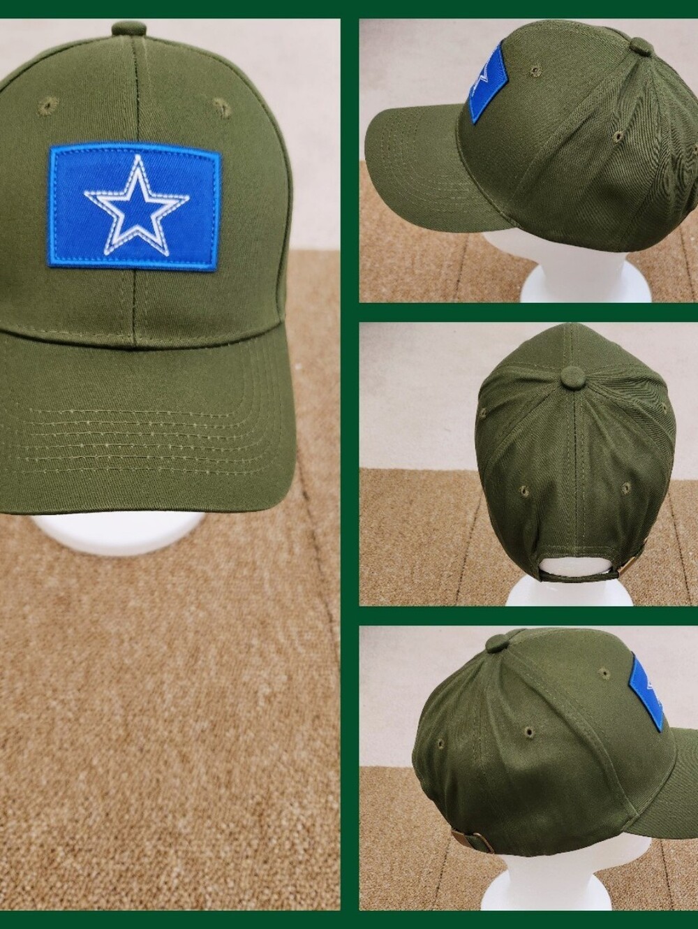 DALLAS COWBOYS NFL FOOTBALL STRAPBACK HAT.
